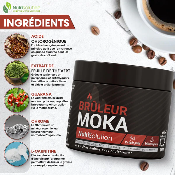 Brûleur moka ingrédients